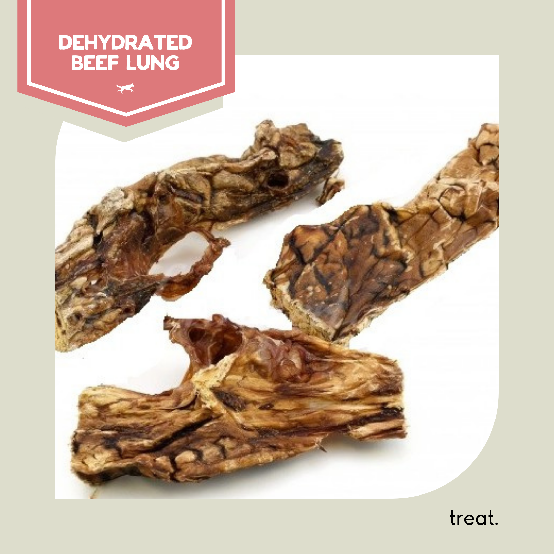 Dehydrated Beef Lung - 120g-image