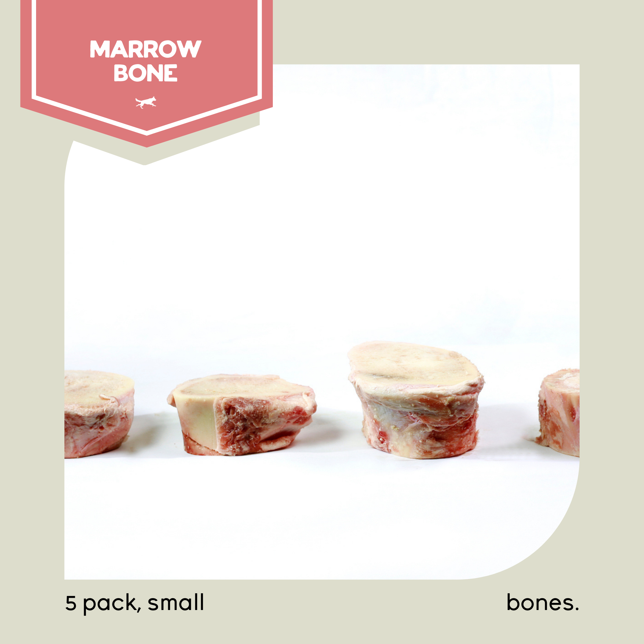 Small Marrow Bones - 5 Pack-image